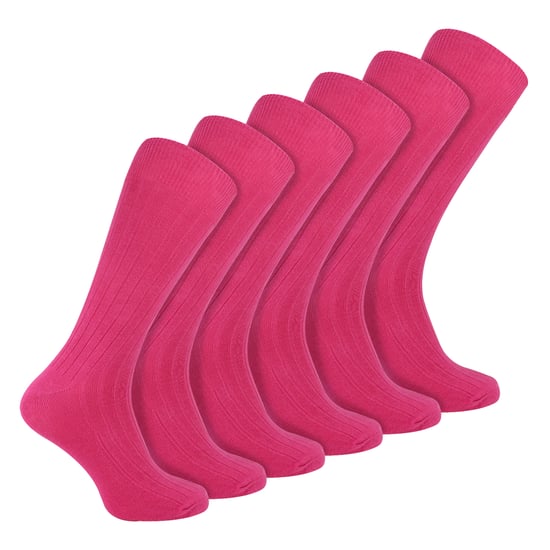 Heren Effen Kleurige Katoenen Ribbelsockers - Image 1