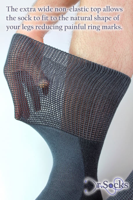 4-Pack Bamboe Diabetessokken Met Grip voor Mannen en Vrouwen - Image 4
