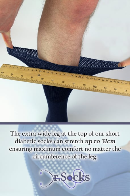 4-Pack Bamboe Diabetessokken Met Grip voor Mannen en Vrouwen - Image 5