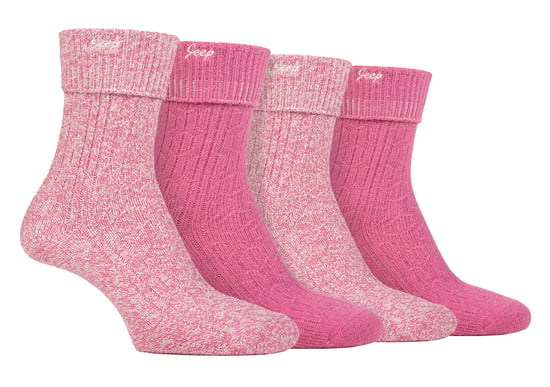 Dames 4 Pack Super Zachte Wandelsokken | Outdoorsokken voor Hiken - Image 1