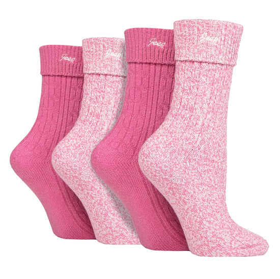Dames 4 Pack Super Zachte Wandelsokken | Outdoorsokken voor Hiken - Image 3
