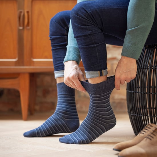 6 Paar Mannen NON-ELASTISCHE Katoenen Rijke Noviteit Gebreide Sokken - Image 5