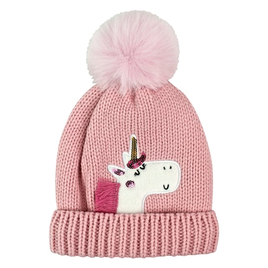 Kinderen Eenhoorn Beanie Hoed met Pom Pom | Jongens & Meisjes Winterhoed met Bobbel - Image 4