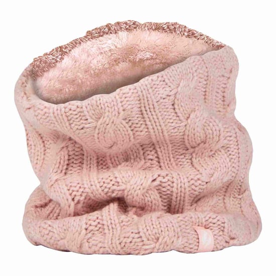 Dames Kabelgebreide Winter Fleece Gevoerde Thermische Nekwarmer - Image 1