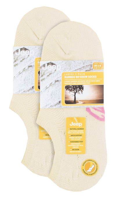Dames 6-Pack Bamboe No Show Sokken | Onzichtbare Sokken met Hielgrip - Image 2