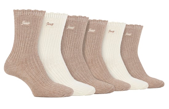 Dames 6-Pack Bamboe Stoppersokken | Schattige Golfrand Sokken - Image 1