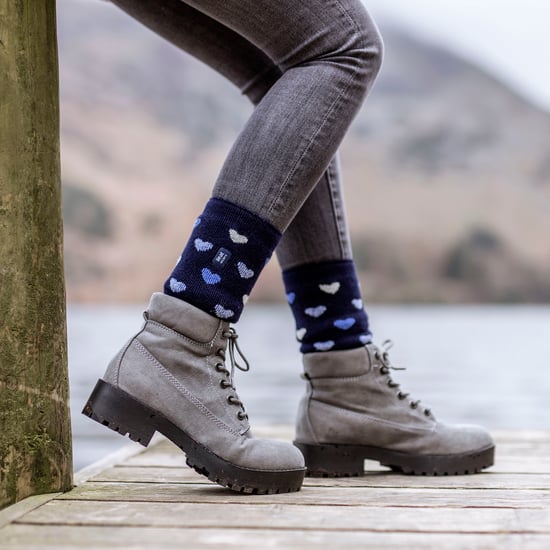 Dames Thermo Lite Patroon Sokkes voor de Winter - Image 3