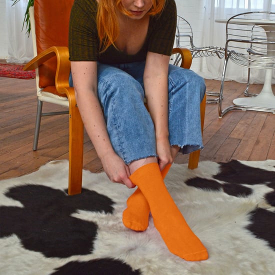 6 Paar Dames Effen Katoenrijke Kousen - Image 5