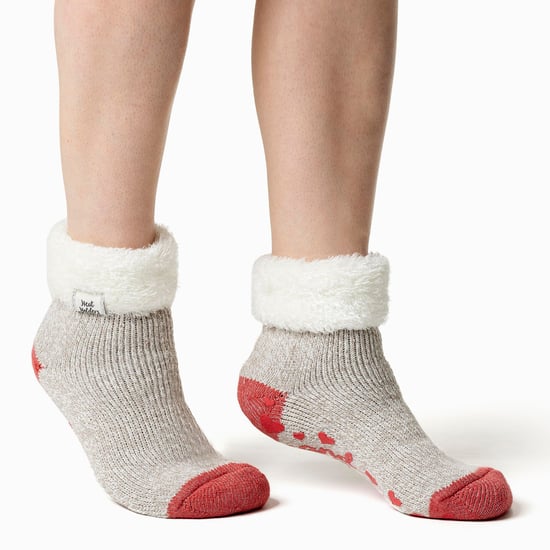 Dames Antislip Thermische Lage Enkel Slipper Bed Sokken met Grip - Image 5