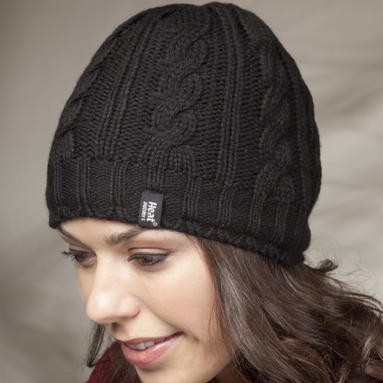 Dames Kabelgebreide 3.4 Tog Fleece Voering Thermische Wintermuts - Image 3