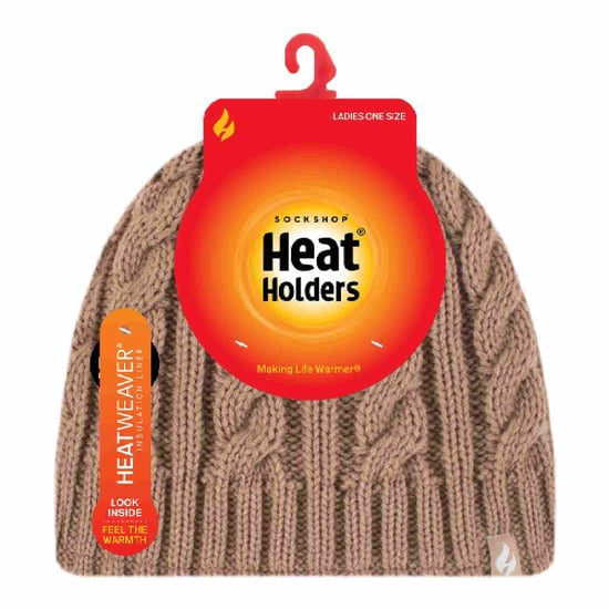 Dames Kabelgebreide 3.4 Tog Fleece Gevoerde Thermische Wintermuts - Image 2