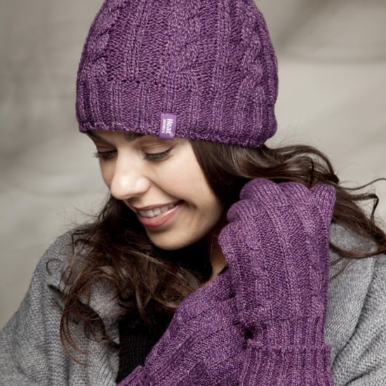 Dames Kabelgebreide 3.4 Tog Fleece Gevoerde Thermische Wintermuts - Image 4