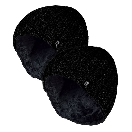 Heren Chunky Zachte Winter Geribde Muts - 2 Pack - Image 1