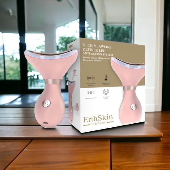 Hals & Jawline Definer LED anti-ageing systeem - ( Roze kleur ) - Image 6