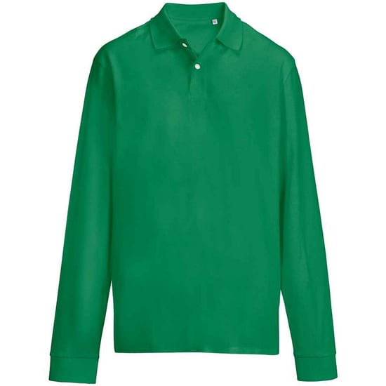 SOLS unisex volwassen piqué poloshirt met lange mouwen (Kelly Groen) - Image 1