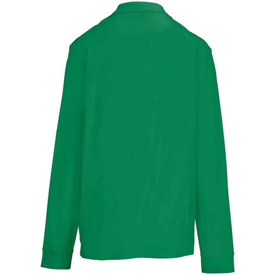 SOLS unisex volwassen piqué poloshirt met lange mouwen (Kelly Groen) - Image 2