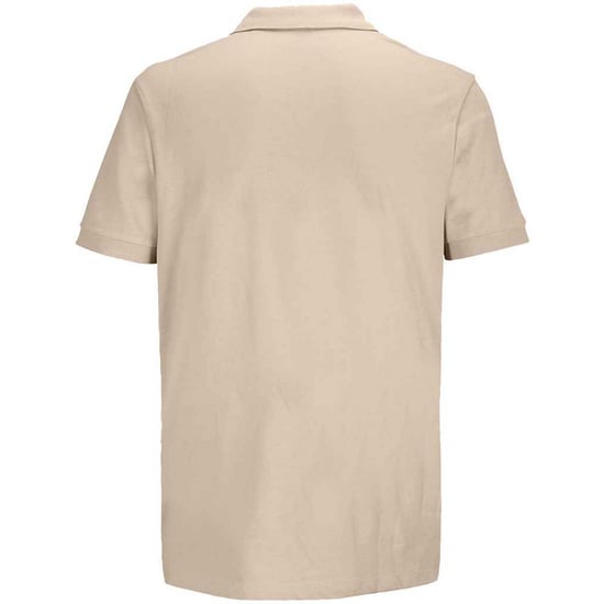 SOLS Unisex Adult Pacific Piqué Tweelingnaaldssteek Poloshirt (Linnengoed) - Image 2