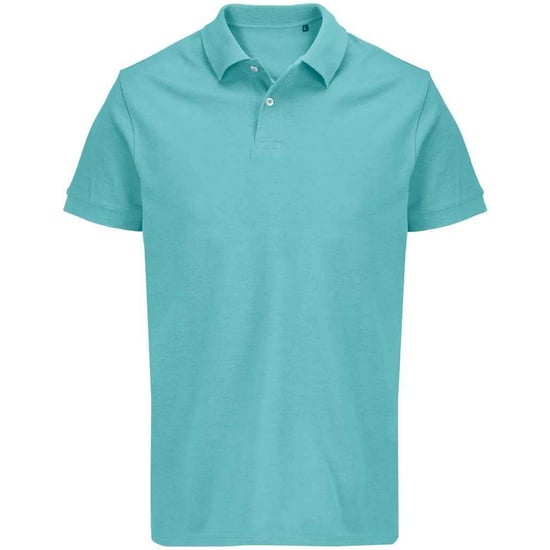 SOLS Unisex Adult Pacific Piqué Tweelingnaaldssteek Poloshirt (Zwembad Blauw) - Image 1