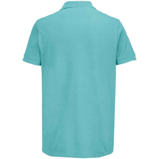 SOLS Unisex Adult Pacific Piqué Tweelingnaaldssteek Poloshirt (Zwembad Blauw) - Image 2