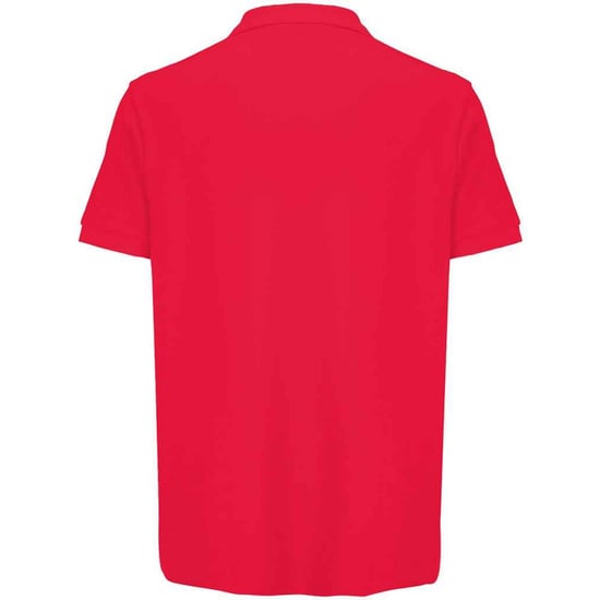 SOLS Unisex Adult Pacific Piqué Tweelingnaaldssteek Poloshirt (Rood) - Image 2