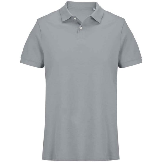 SOLS Unisex Adult Pacific Piqué Tweelingnaaldssteek Poloshirt (Puur Grijs) - Image 1