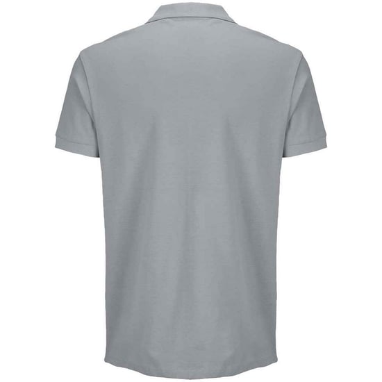 SOLS Unisex Adult Pacific Piqué Tweelingnaaldssteek Poloshirt (Puur Grijs) - Image 2