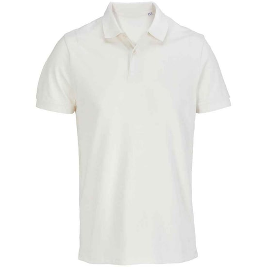 SOLS Unisex Adult Pacific Piqué Tweelingnaaldssteek Poloshirt (Gebroken wit) - Image 1