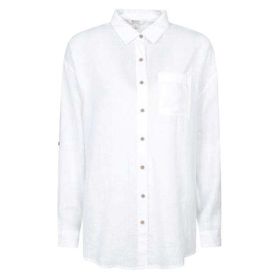 Mountain Warehouse Dames Santiago Oversized Shirt (Wit) - Image 1