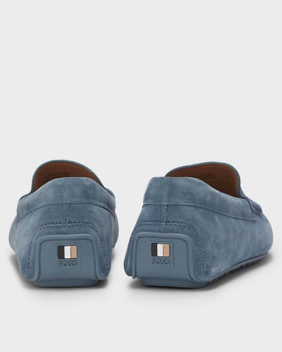 BOSS Orange Noel Heren Suede Rijdmokkers - Image 3