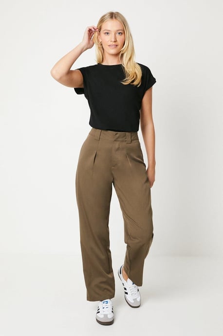 Cotton Roll Sleeve T-shirt - Image 2