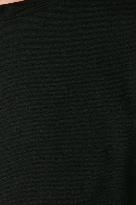 Cotton Roll Sleeve T-shirt - Image 5