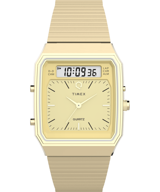 Timex Q Timex Heruitgave Heren Gouden Horloge TW2Y06000 - Image 1