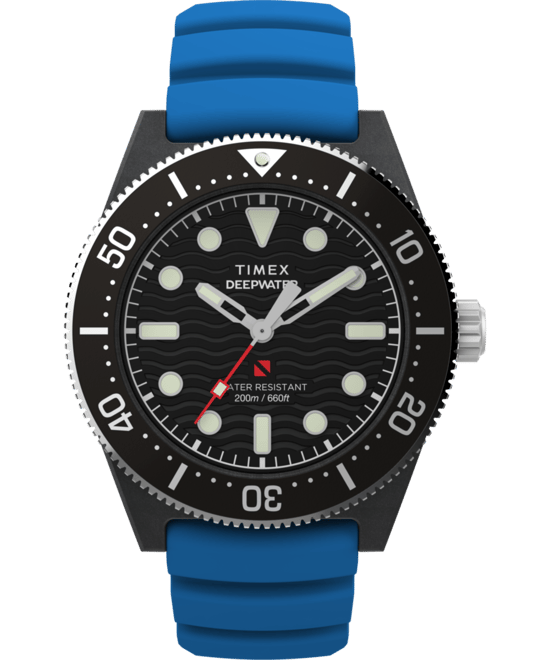 Timex Deep Water Reef Heren Blauwe Horloge TW2Y02500 - Image 1