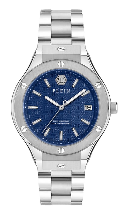Philipp Plein Plein Underdog Heren Zilveren Horloge PWUFA0425 - Image 1