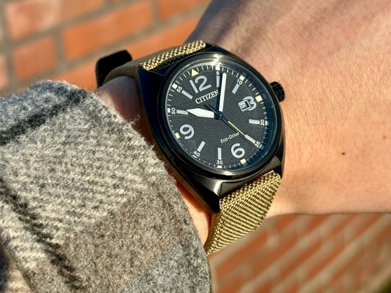 Citizen Heren Groen Horloge AW1575-08E - Image 3