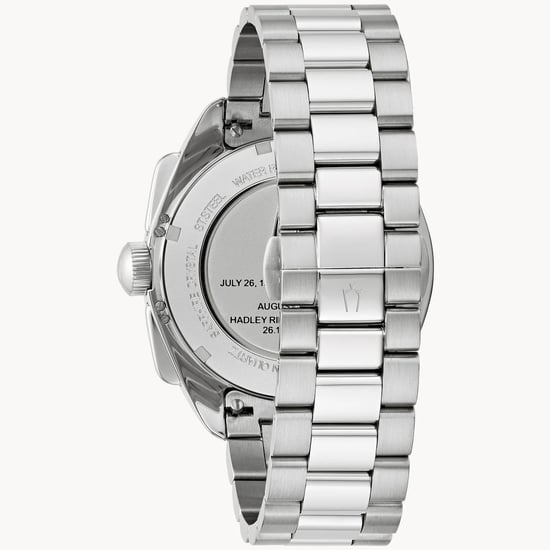 Bulova Archiefserie Lunar Pilot Blood Moon Heren Zilveren Horloge 96K115 - Image 2