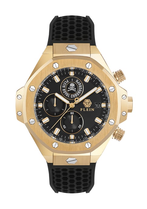 Philipp Plein Plein Chrono Royal Heren Zwarte Horloge PWLFA0325 - Image 1