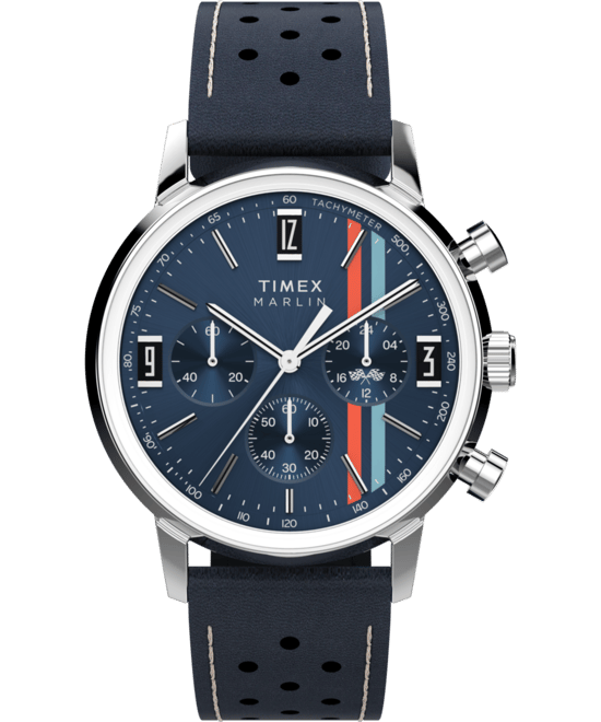 Timex Marlin Heren Blauwe Horloge TW2W99000 - Image 1