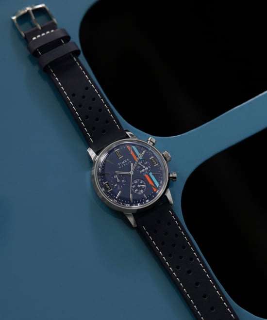 Timex Marlin Heren Blauwe Horloge TW2W99000 - Image 5