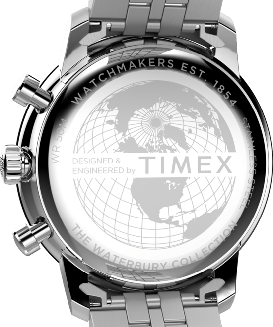 Timex Waterbury Metropolitan Heren Zilveren Horloge TW2Y23400 - Image 3