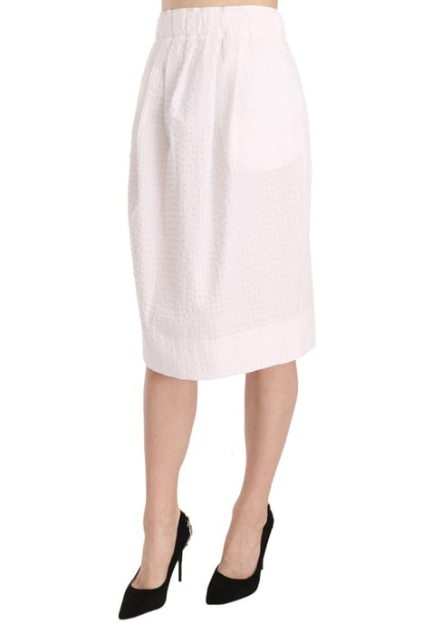 Lautre Koos Voor Witte Katoenen Midirok - Image 1