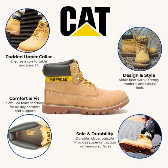 Caterpillar Colorado 2.0 Honey Tan leren wandelschoenen enkel - Image 2
