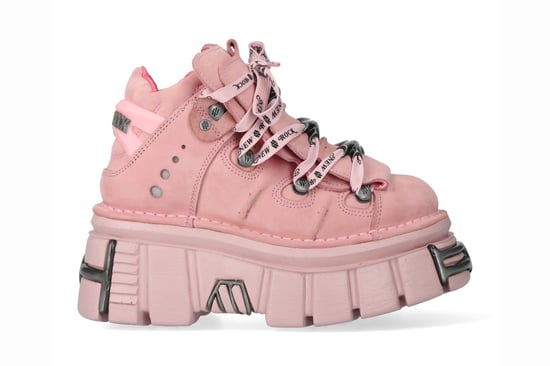 New Rock M-106-C153 Roze Tower Platform Gothic Punk Enkellaarsjes - Image 4