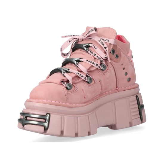 New Rock M-106-C153 Roze Tower Platform Gothic Punk Enkellaarsjes - Image 6