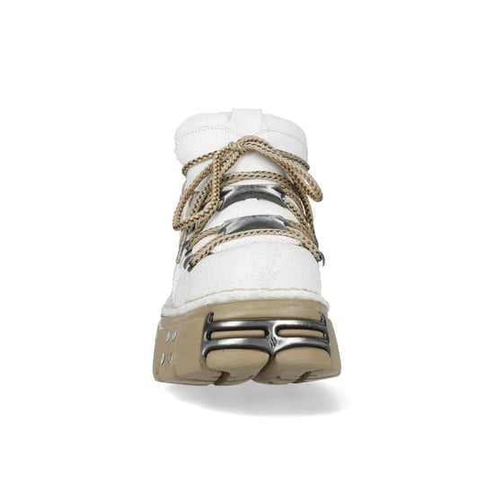 New Rock M-120N-C80 Witte Gothic Platform Enkellaarsjes - Image 5