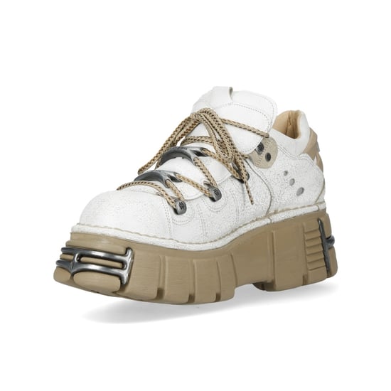 New Rock M-120N-C80 Witte Gothic Platform Enkellaarsjes - Image 6