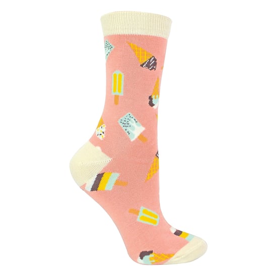 Dames IJsroom Sokken | Grappige Crew Bamboe Geschenk Sokken - Image 1