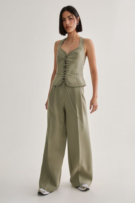 Premium Tailored Belted Trouser - Image 1