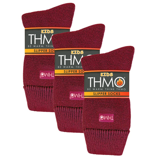 1 Pack Kinderen Binnen Thermo Slippersokken met Grip - Image 2