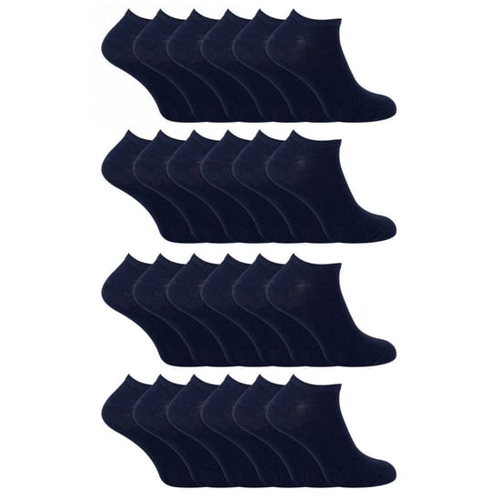 24 Pack Multipack Katoenen Trainer Sokken voor Jongens en Meisjes - Image 1
